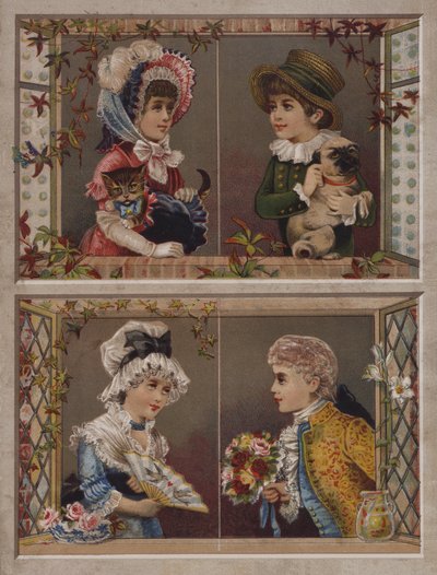 Traje del siglo XVIII de American School